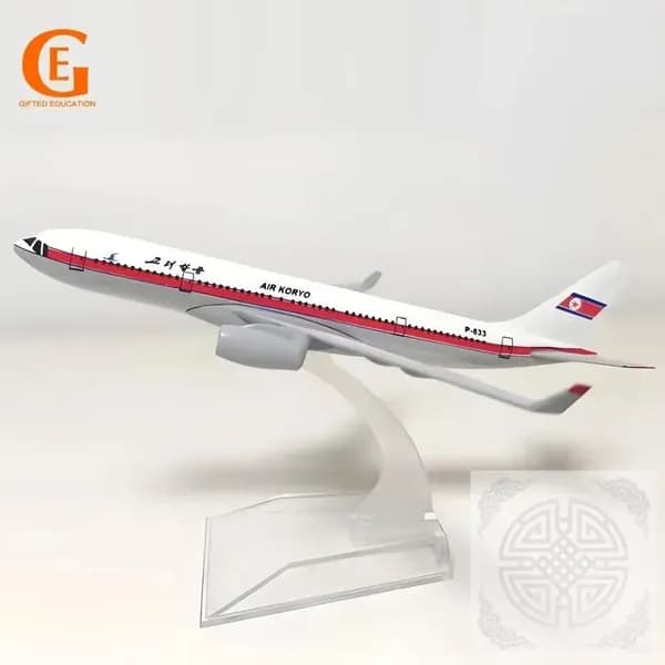 Металлическая Модель Самолета TU-204 P-633 Северная Корея, Советских Air KORYO Литая Коллекционная