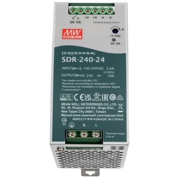 Источник питания Mean Well SDR-240-24 Т00285470