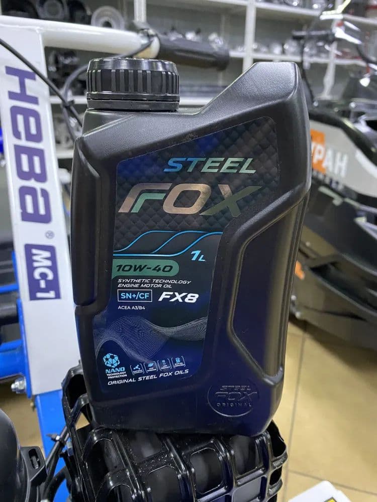 OILRIGHT Steel FOX FX8 SAE 10w40  SN+ 1л Масло моторное, Синтетическое, 1 л