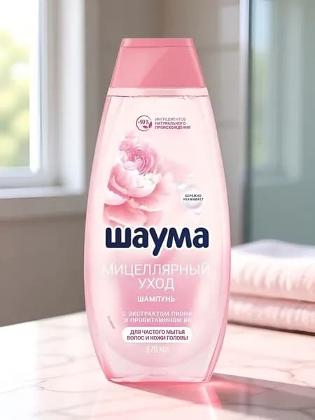 ШАУМА Шампунь для волос Мицеллярный уход, 370мл