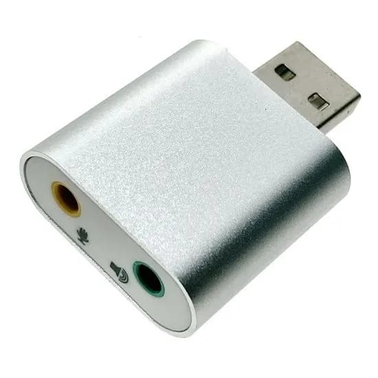 Внешняя звуковая карта USB 2.0 3.5 мм Espada PAAU005, External Sound Adapter, аудио адаптер, ЮСБ 3,5мм