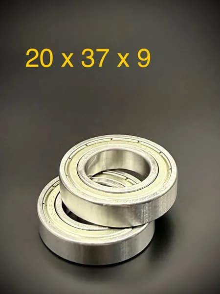 2 Штуки !!! Подшипник 6904 (20х37х9) однорядный радиальный