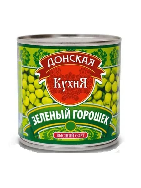 Донская Кухня Зеленый горошек, 425мл