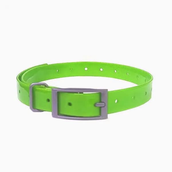Ошейник мини узкий 19 мм (3/4-inch) для Garmin T5mini, TT15 mini, Barklimiter, Delta, PRO (зеленый)