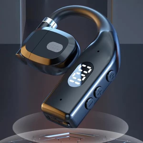 Наушники проводные с микрофоном, Bluetooth, USB Type-C, черно-серый