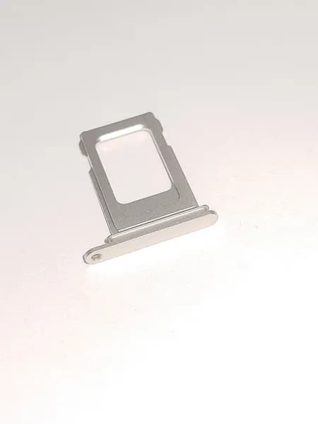 Сим лоток для Apple iPhone 14/14 Plus (белый), Держатель СИМ карты Apple iPhone 14/14 Plus (белый), Контейнер SIM, SIM holder (белый)