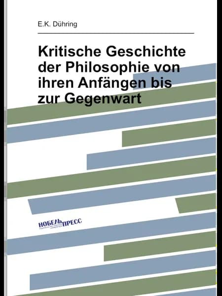 Kritische Geschichte der Philosophie von ihren Anfän
