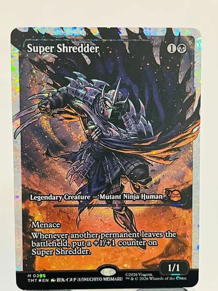 Магия сбора прокси-карт Высококачественные нефольговые Super Shredder TMT #295 foil