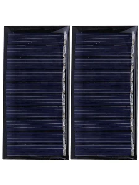 Солнечная панель 50MA 5V, поликристаллический кремний, 30x60x3 мм, для зарядки аккумуляторов 37V, 2 штуки в комплекте, для уличных фонарей и мелкой электроники