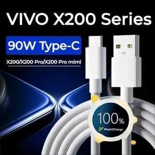 Подходит для кабеля для передачи данных vivo X200, кабель для быстрой зарядки vivo typec, 90 Вт, зарядный кабель X200 Pro, 1.5м, зарядное устройство для флэш-памяти
