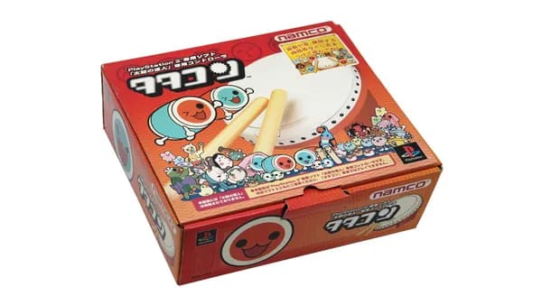Барабаны Namco Taiko no Tatsujin NPC-107 для PS2 в коробке Винтаж