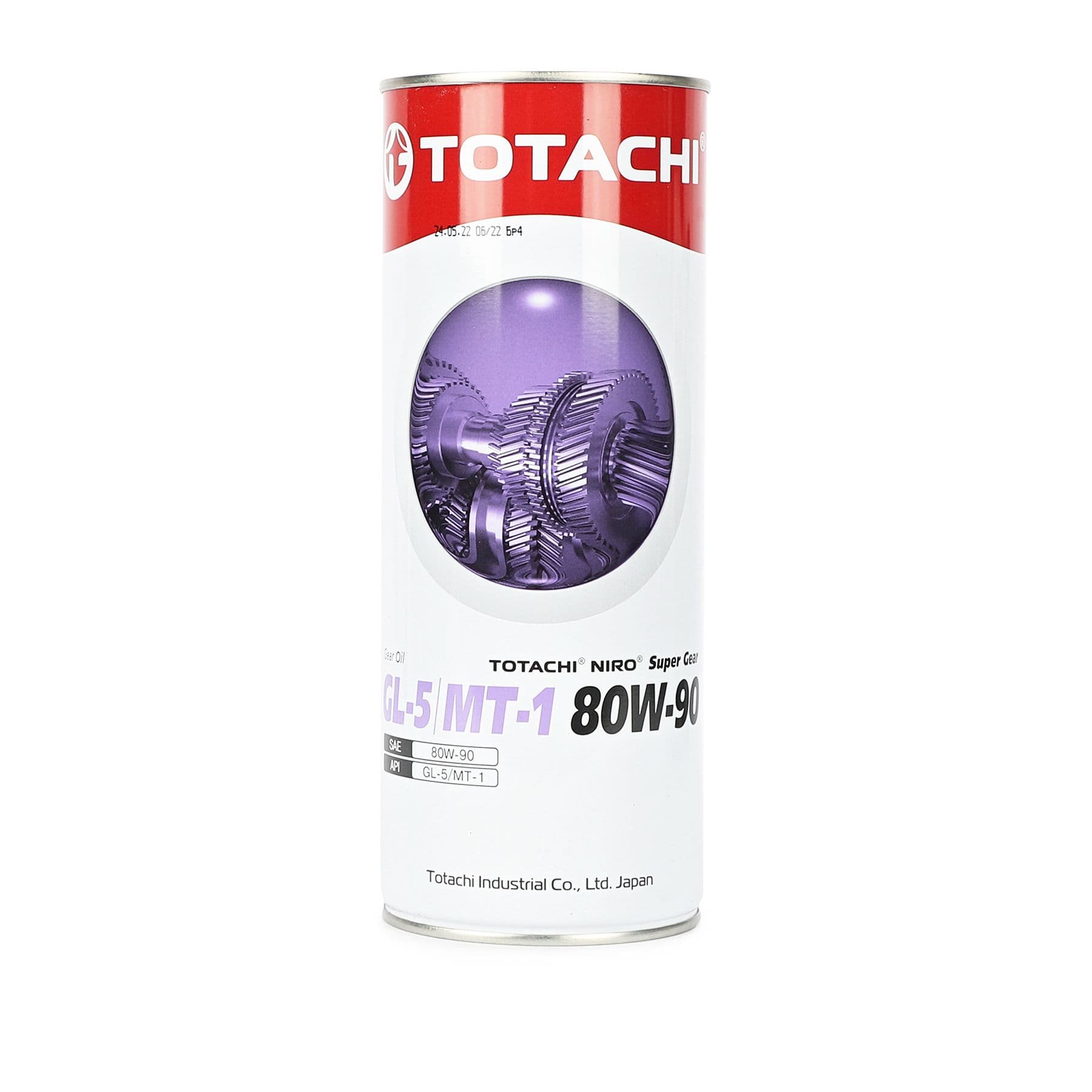 Масло трансмиссионное TOTACHI NIRO Super Gear минерал. GL-5/MT-1 80W-90 1л