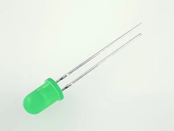 Светодиод KINGBRIGHT L-53GD LED 5mm green 5?32mcd 60 град. Front: convex 2.2?2.5V 1шт