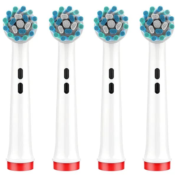 4 шт головки зубной щетки для Oral B 12 Sensitive Clean Professional Care: 500, Triumph Professional Care: 9000, Sensitive Clean