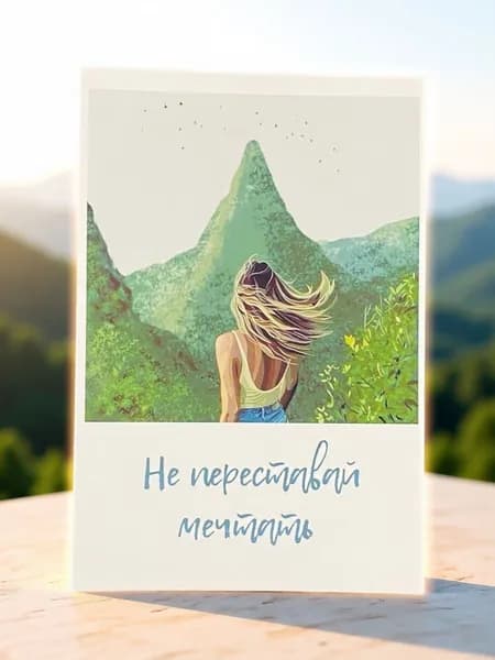 Открытка №26 "Мотивационная" 10*15