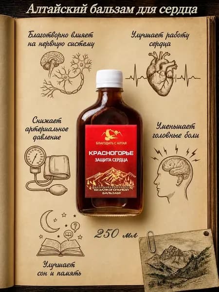Алтайский бальзам для сердечно-сосудистой системы