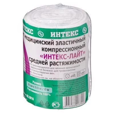 БИНТ эласт ИНТЕКС ЛАЙТ СР 3мх8см