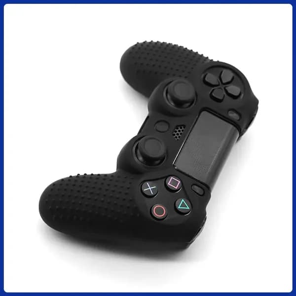 Силиконовый чехол для геймпада PS4, PS4 Pro и PS4 Slim, чёрный