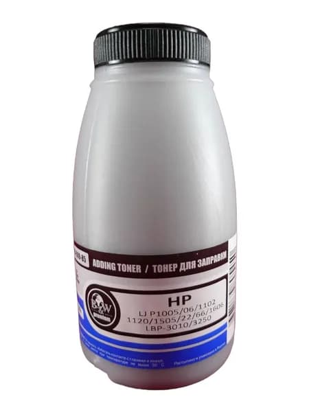 Тонер для HP LJ (фл. 85г) B&W Premium (HPR-009-85)