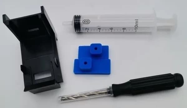 Станция для прокачки картриджей HP №122, №650, Canon PG-440, CL-441, CL-41, PG-40 + сверло
