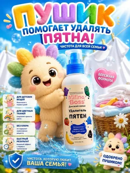 Пятновыводитель для цветного и белого белья