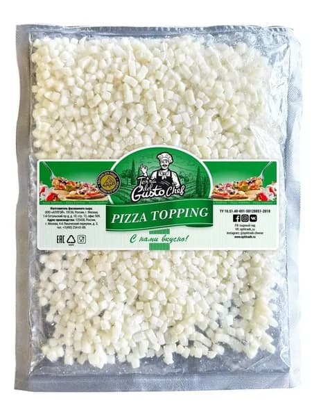 Terra del Gusto Сырный продукт Chef Для пиццы Кубики 50%, 1кг