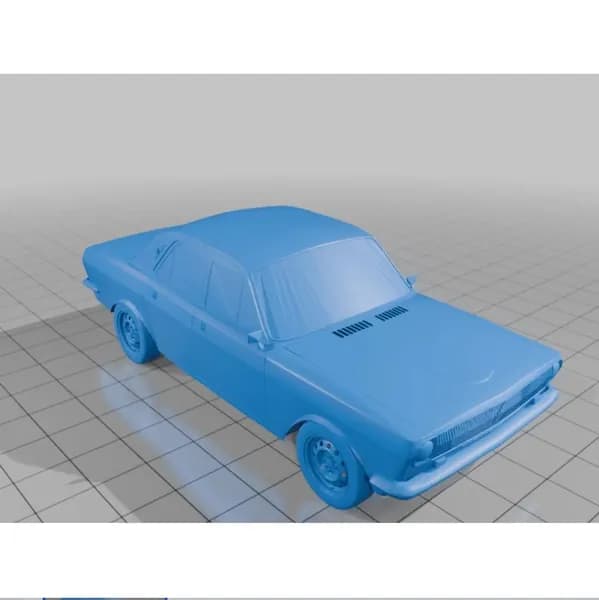 Волга ГАЗ 24. Масштабная модель 1:72.