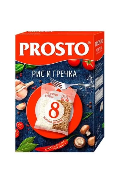 Prosto Ассорти круп: греча, рис, 500 гр