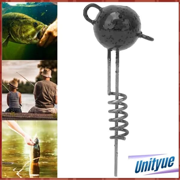 Screw Fixed Sinkers Fishing Lure, Удобные и эффективные, для использования с мягкими червями на рыбалке 10G