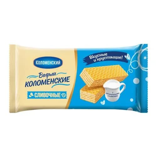 Вафли Сливочные Коломенские 200г