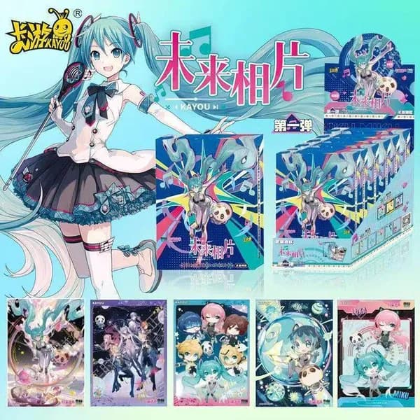 Хацунэ Мику коллекционные аниме карточки 3/Hatsune Miku anime cards collectibles 2 packaging