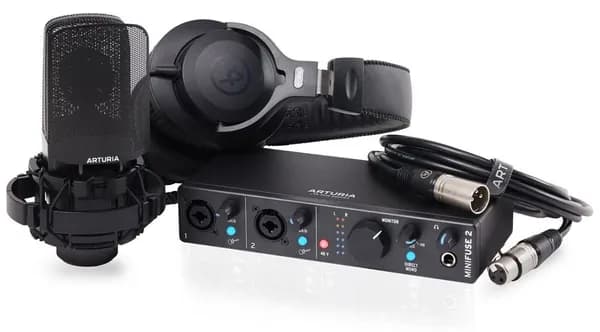 Комплект для звукозаписи Arturia MiniFuse Recording Pack Black (800202)