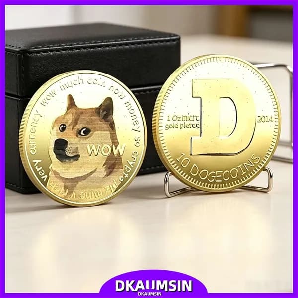 сувенирная монета DOGECOIN