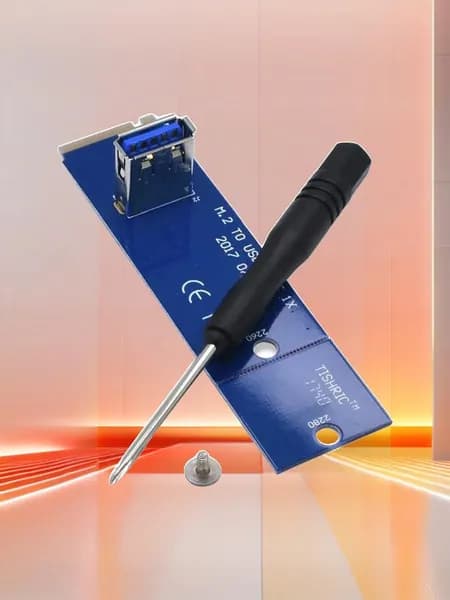 Адаптер райзера - M.2 в PCI-E X16 USB3.0
