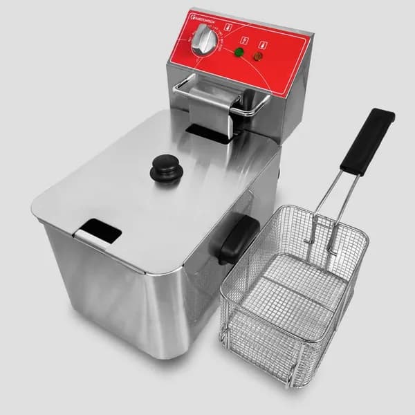 Фритюрница KARSTONTECH KS-F40, 4 литра, 2 кВт, нержавеющая сталь