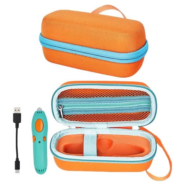 Чехол для 3D-ручки 3Doodler Start+ Essentials (2024) из эва, оранжевый, водонепроницаемый, ударопрочный