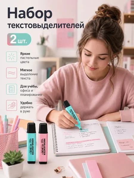 Маркер Акварельный, 2 шт.