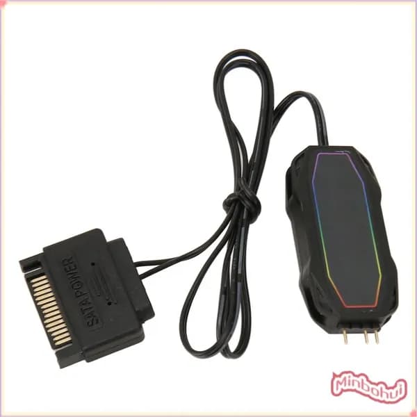 5V ARGB контроллер, компактный, для компьютеров и блоков питания SATA