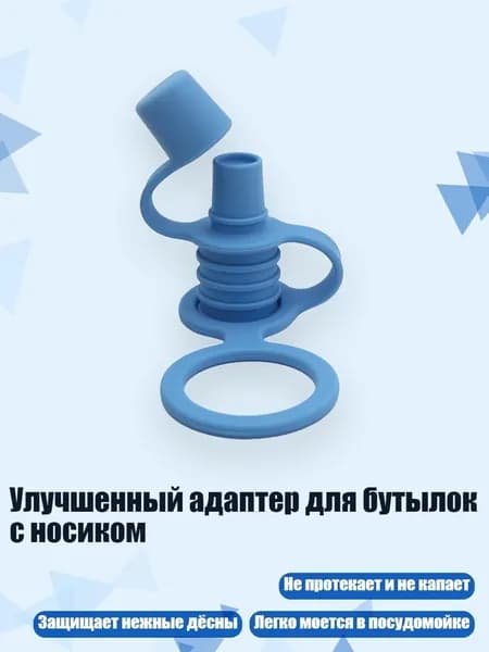 Улучшенный адаптер для бутылок с носиком, Голубое озеро
