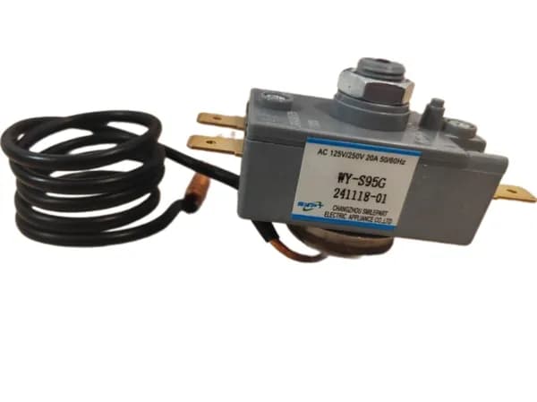 Термостат WY-S95G капиллярный защитный SPC 20А 95 C для водонагревателя Thermex, Ariston, Oasis, Polaris, ATT, Timberk