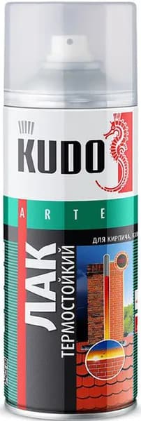 KUDO KU-9006 лак аэрозольный термостойкий (0,52л)