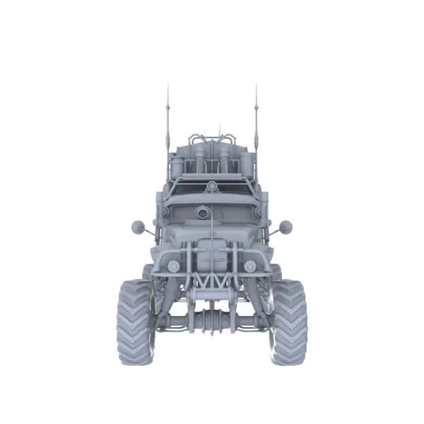 Сборная модель 1/160: Футуристический автомобиль выживания апокалипсиса, транспорт 2