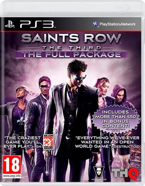 Игра Saints Row: The Third - The Full Package (PlayStation 3, Русские субтитры)