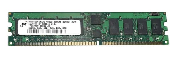 Micron Оперативная память DDR, 400 МГц, 1 x (MT18VDDF6472G-40BG3)