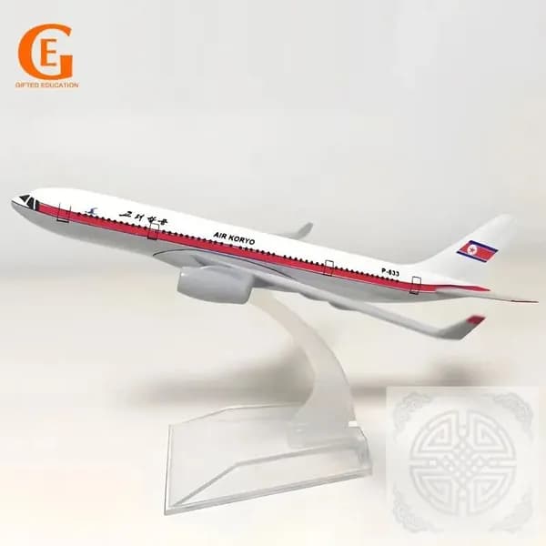Металлическая Модель Самолета TU-204 P-633 Северная Корея, Советских Air KORYO Литая Коллекционная