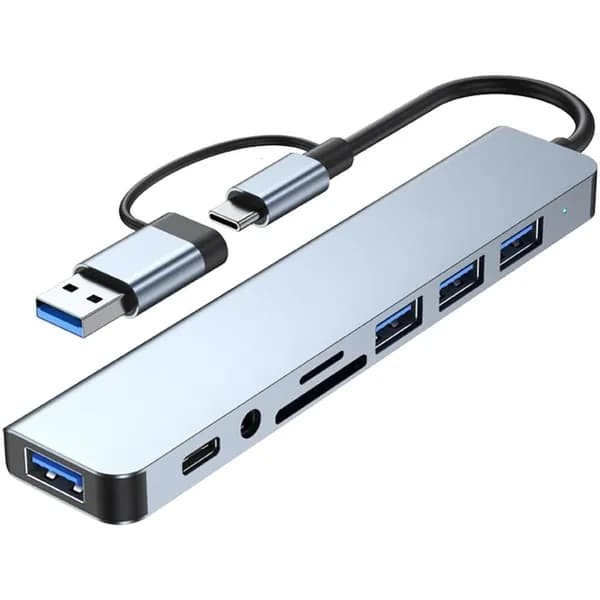 8-портовый USB-хаб Type-C