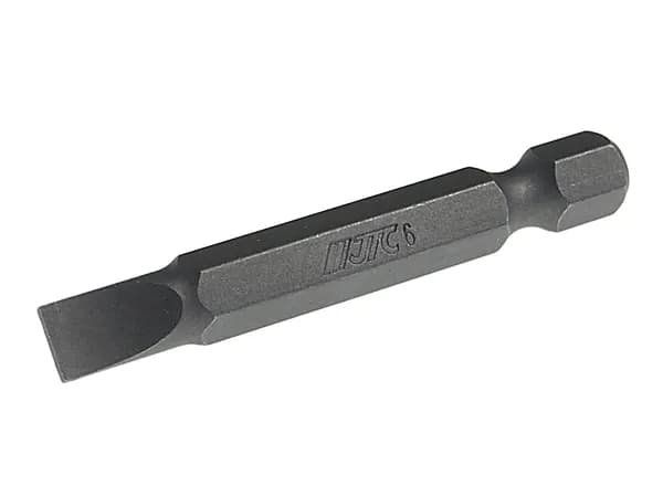 Бита для шуруповерта 1/4" шлицевая 1.0х6х50мм, арт JTC1125006 JTC
