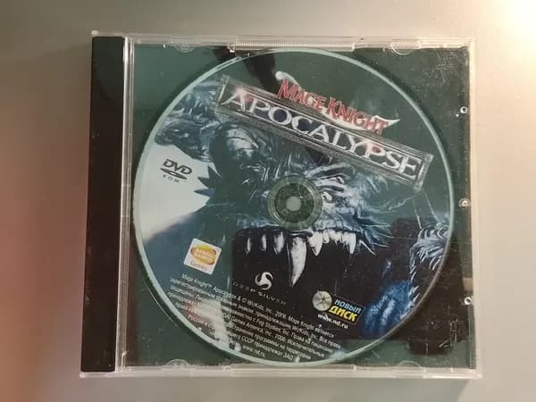 Диск с винтажной игрой для слабого ПК Mage Knight. Apocalypse (PC-DVD, Jewel, Русская версия, Без Обложки)