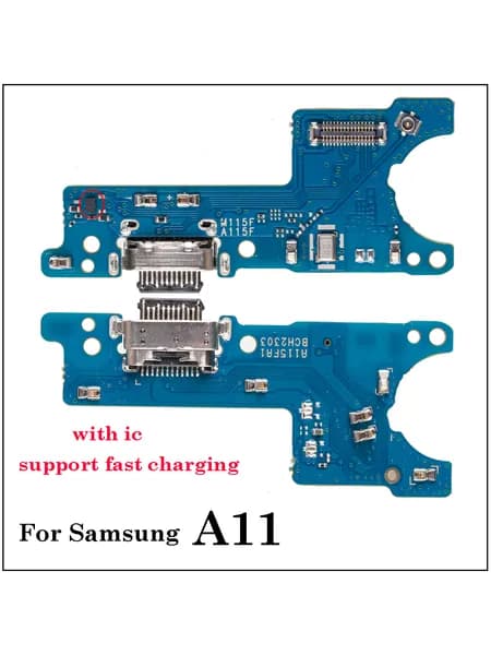 Для Samsung Galaxy A11 SM-A115F/DS A115U (США) Чип порта зарядки с быстрой зарядкой