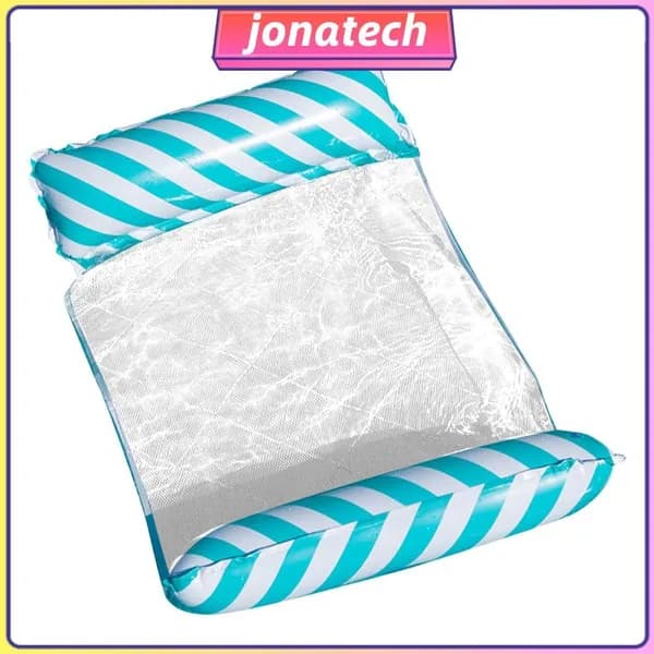 Надувной гамак для бассейна синий